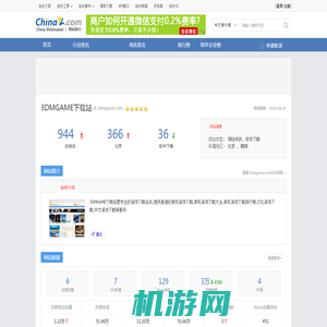 3DMGAME下载站dl.3dmgame.com - 网站排行榜
